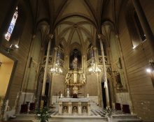 Altar de la capella del Santuari de Nostra Senyora del Sagrat Cor de Tarragona