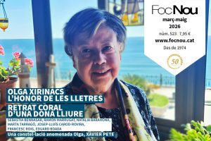 El ‘Foc Nou 523’ homenatja Olga Xirinacs en el seu 90è aniversari