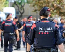 Un grup d'agents de Mossos d’Esquadra