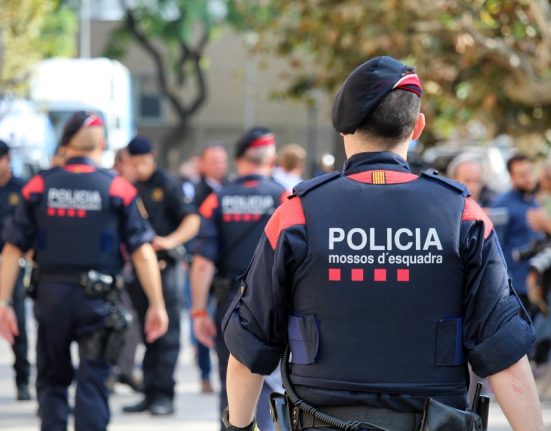 Un grup d'agents de Mossos d’Esquadra