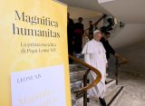 El papa Lleó XIV el dia de la presentació de Magnífica humanitas | © Vatican Media