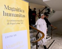 El papa Lleó XIV el dia de la presentació de Magnífica humanitas | © Vatican Media