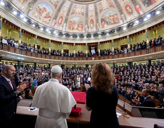 El papa Lleó XIV al Congreso de los Diputados | © Vatican Media