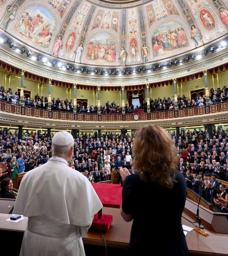 El papa Lleó XIV al Congreso de los Diputados | © Vatican Media