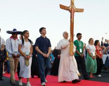 El papa Lleó amb joves durant el Jubileu de l'esperança | © Vatican Media