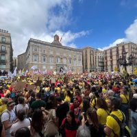 Manifestació del sector educatiu a Barcelona | © USTEC-STEs