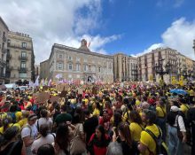 Manifestació del sector educatiu a Barcelona | © USTEC-STEs