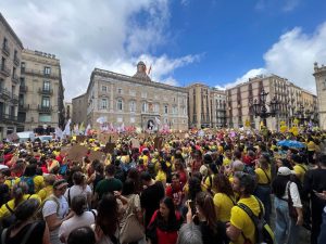 Manifestació del sector educatiu a Barcelona | © USTEC-STEs